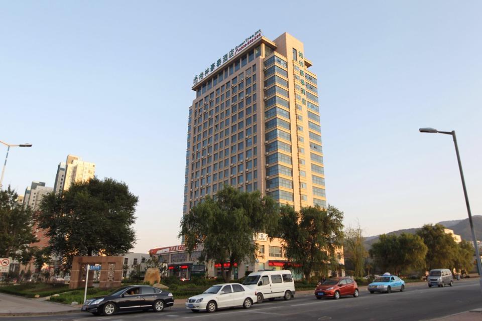 Greentree Inn Shandong Weihai Shichang Avenue Business Hotel Exteriör bild